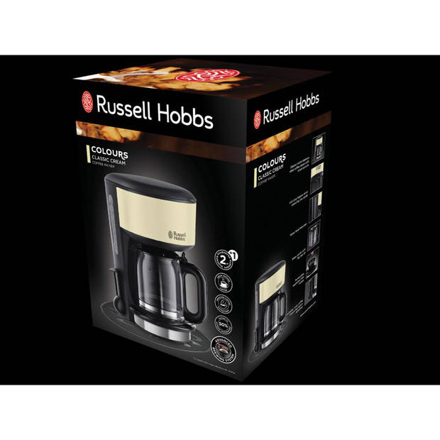 Russell Hobbs Colours Classic Cream koffiezetapparaat 20135-56