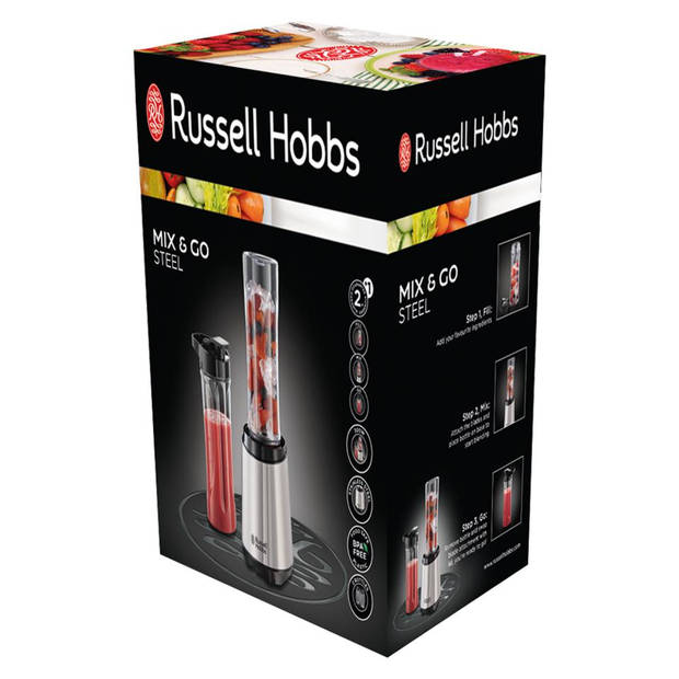 Russell Hobbs Mix & Go Steel blender 23470-56