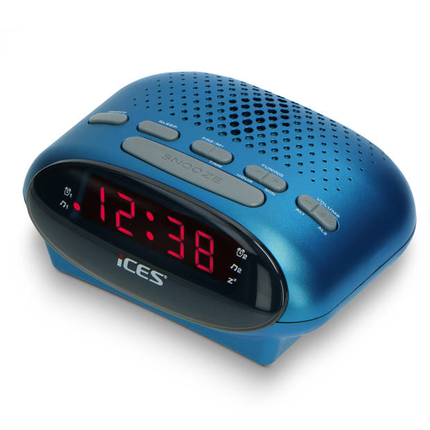 FM wekkerradio Ices Blauw