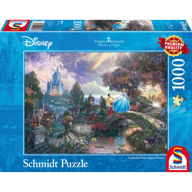 Schmidt Puzzle legpuzzel Disney Cinderella karton 1000 stukjes