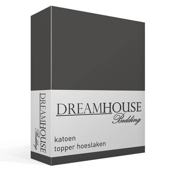 Dreamhouse bedding katoen topper hoeslaken - 2-persoons (140x200 cm)