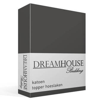 Dreamhouse Bedding katoen topper hoeslaken - Lits-jumeaux (160x200 cm)