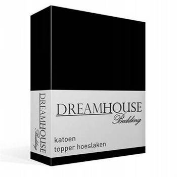 Dreamhouse Bedding katoen topper hoeslaken - Lits-jumeaux (160x200 cm)