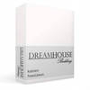 Dreamhouse Bedding katoen hoeslaken - 100% katoen - 1-persoons (70x200 cm) - Wit