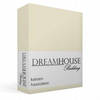 Dreamhouse Hoeslaken 100% Katoen - 160x200 - Lits-Jumeaux - Creme