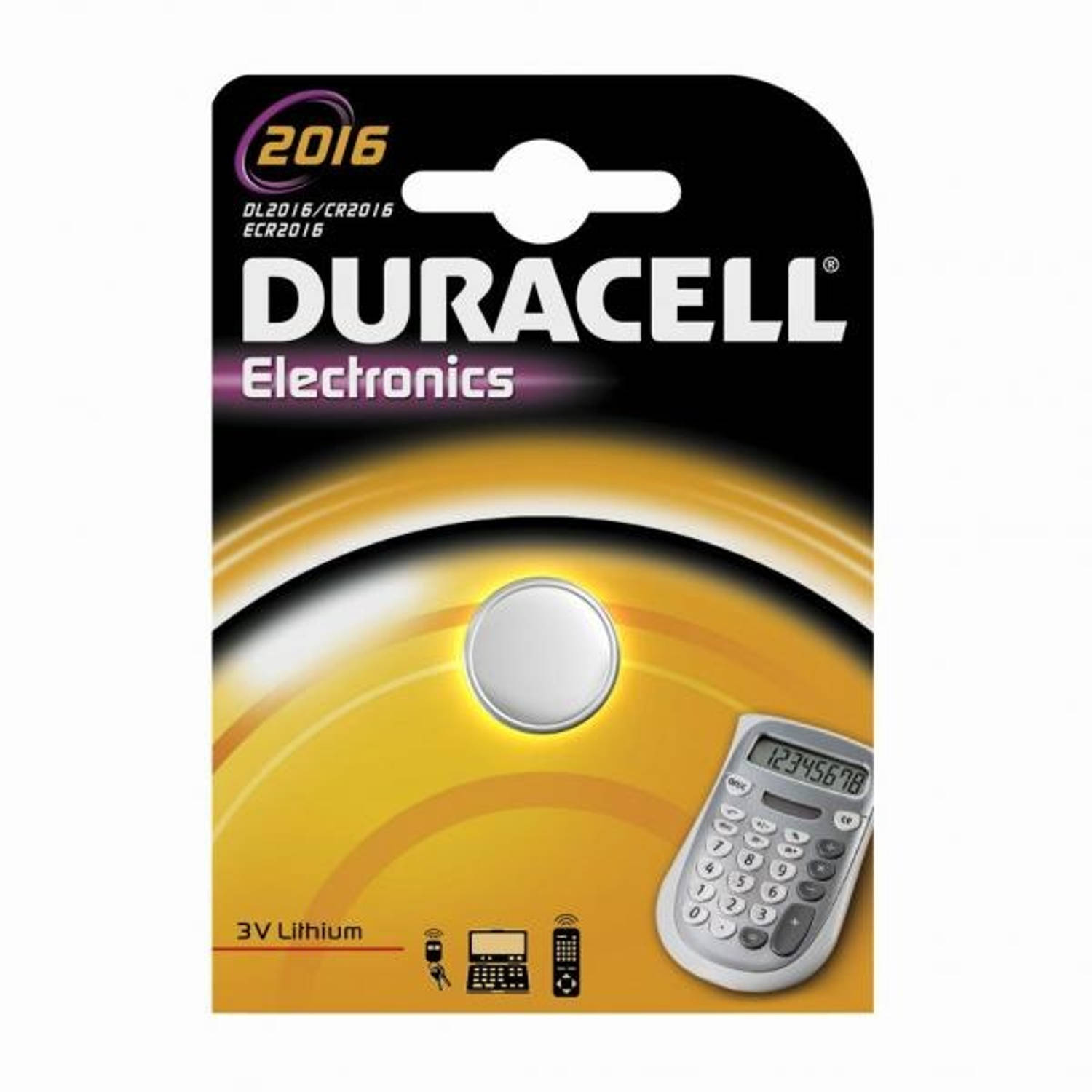Duracell Knoopcel batterij DL2016 3V