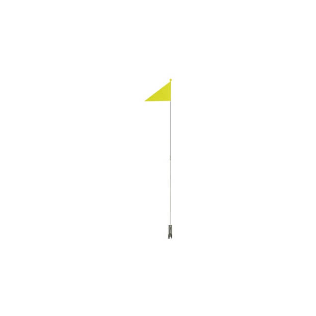 M-Wave veiligheidsvlag geel 150 cm