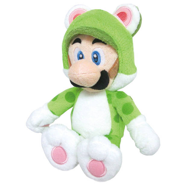Super Mario Bros Cat Luigi knuffel - 25 cm