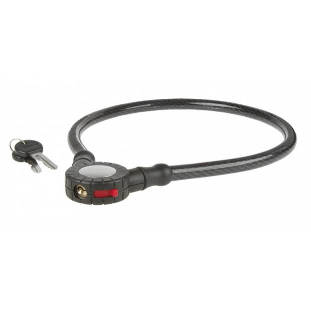 M-Wave Kabelslot Twist Lock 650 x 12 mm zwart