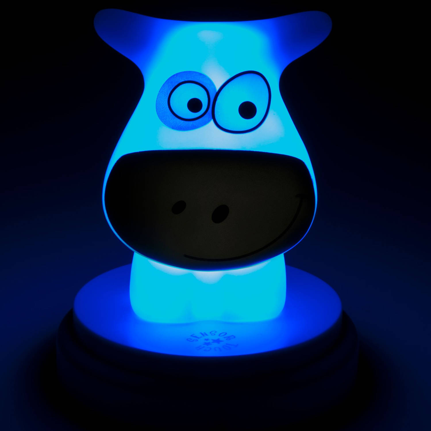 Vooruitgang bodem Voorbeeld LED nachtlampje Alecto NAUGHTY COW Blauw | Blokker