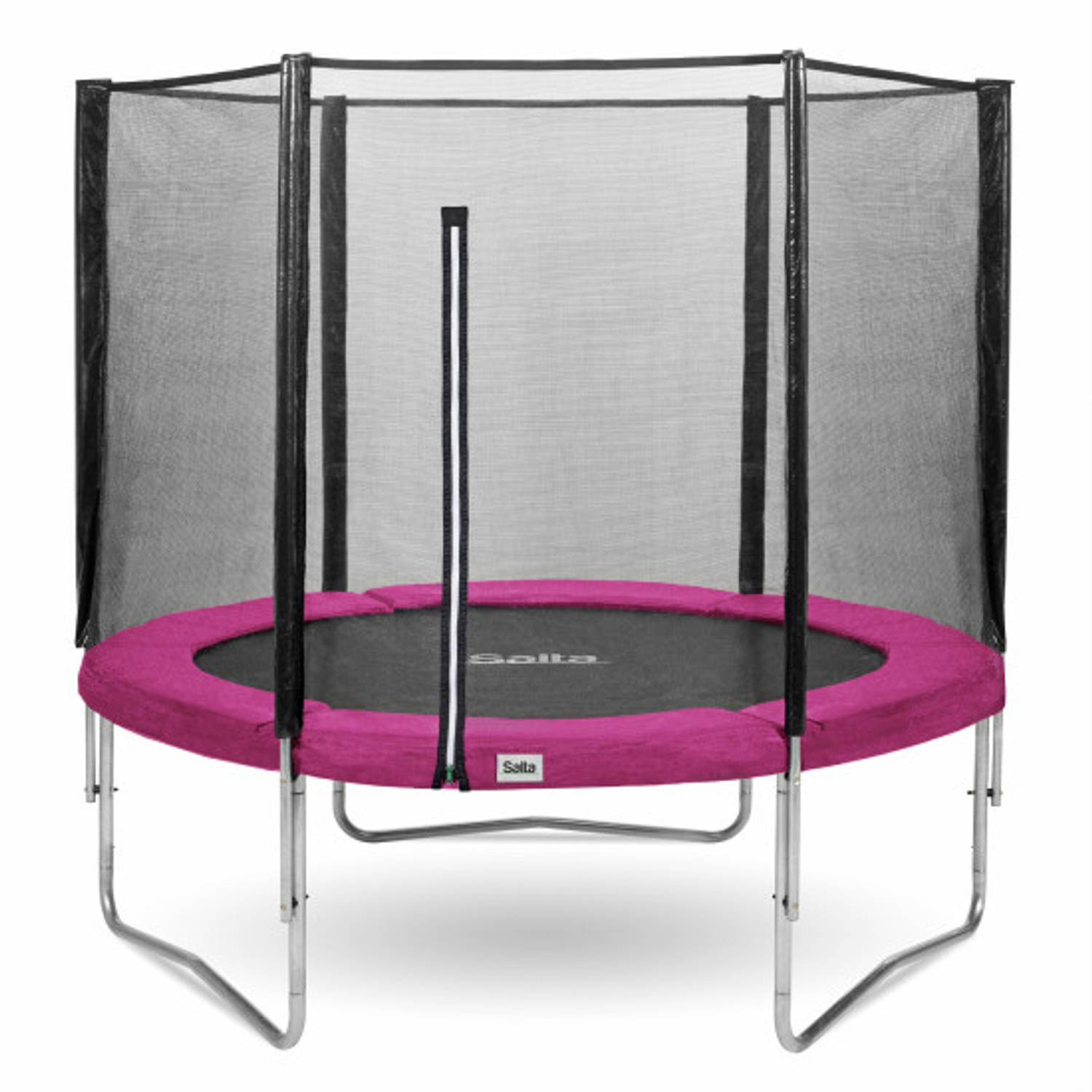 Salta Combo trampoline met veiligheidsnet 251 cm roze