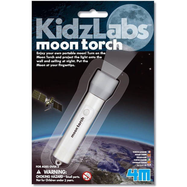 4M KidzLabs SCIENCE CARD: zaklamp maan