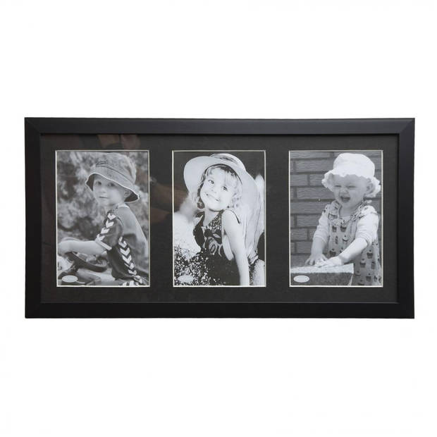 KJ Collection fotolijst - 36 x 18 cm - zwart