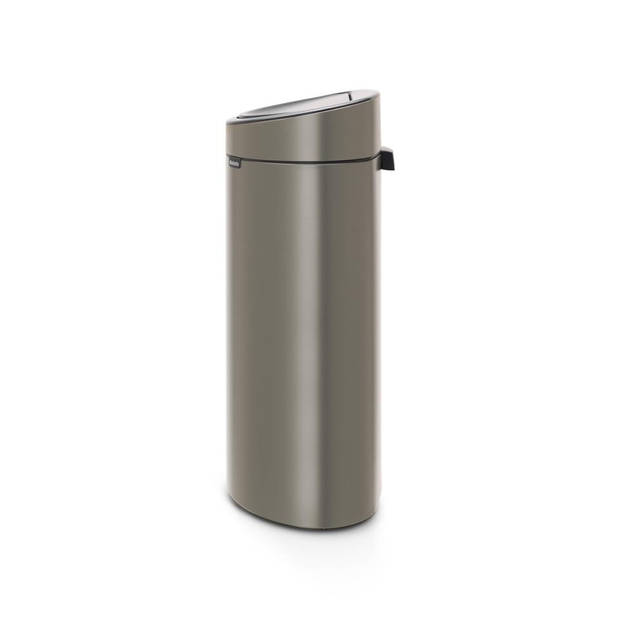Brabantia Touch Bin afvalemmer 40 liter met kunststof binnenemmer - Platinum