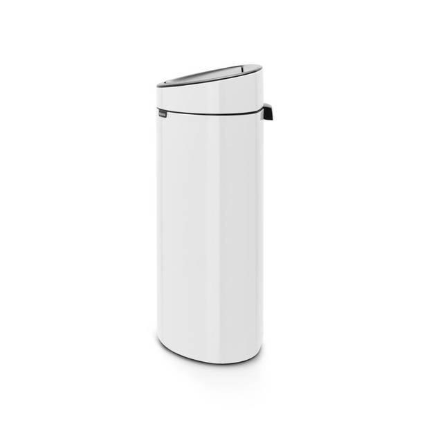 Brabantia Touch Bin afvalemmer 40 liter met kunststof binnenemmer - White
