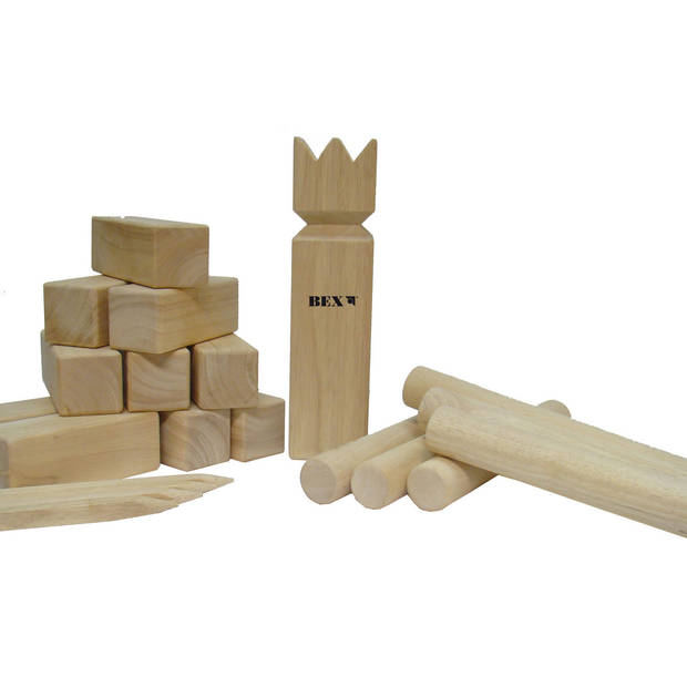 BEX Kubb Viking Original Rubberhout