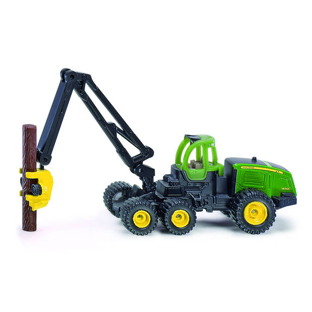 Siku John Deere 1470 boomrooimachine met boomstammen (1652)