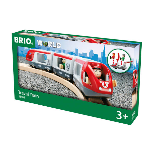 BRIO passagierstrein 33505 - rood