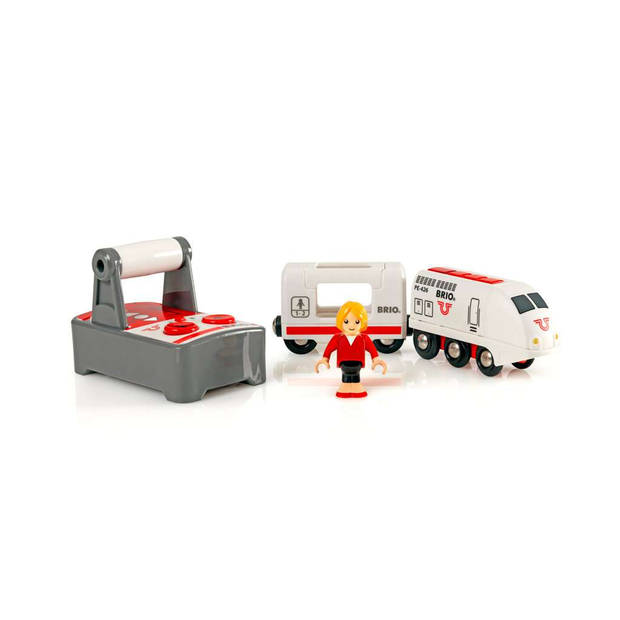 BRIO op afstand bestuurbare locomotief met afstandsbediening 33510 - wit