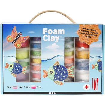 Foam Clay kleiset 18 x 14 gram / 10 x 35 gram 31-delig