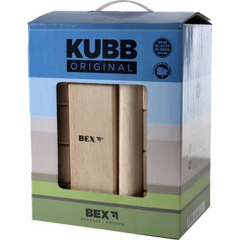 BEX houten buitenspel Kubb - Rubberhout
