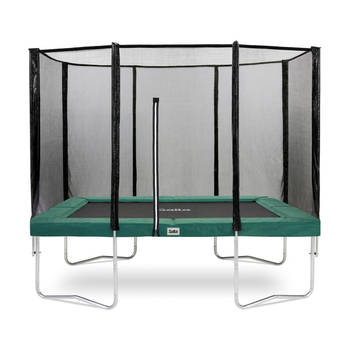 Salta Trampoline Combo - 214 x 153 cm - met Veiligheidsnet - Groen