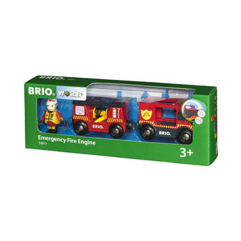 BRIO brandweerlocomotief 33811