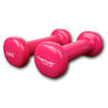 Tunturi vinyl dumbbells set 0.5 kg - roze