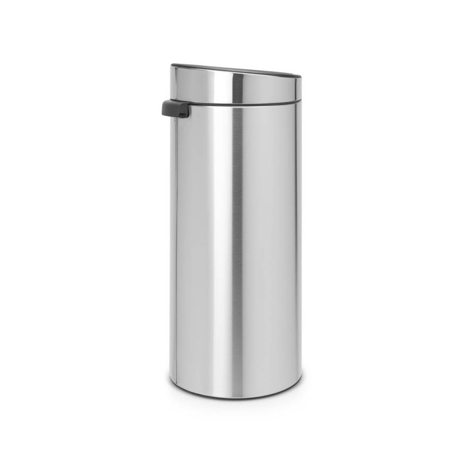Besluit veiling Makkelijker maken Brabantia Touch Bin afvalemmer 30 liter met kunststof binnenemmer - Matt  Steel | Blokker