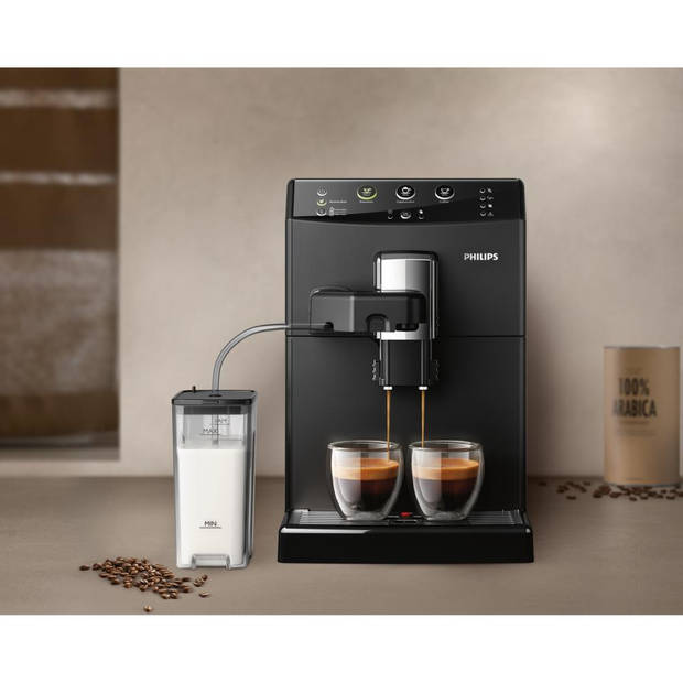 Philips volautomaat espressomachine Easy Capuccino 3000 series HD8829/01 - zwart