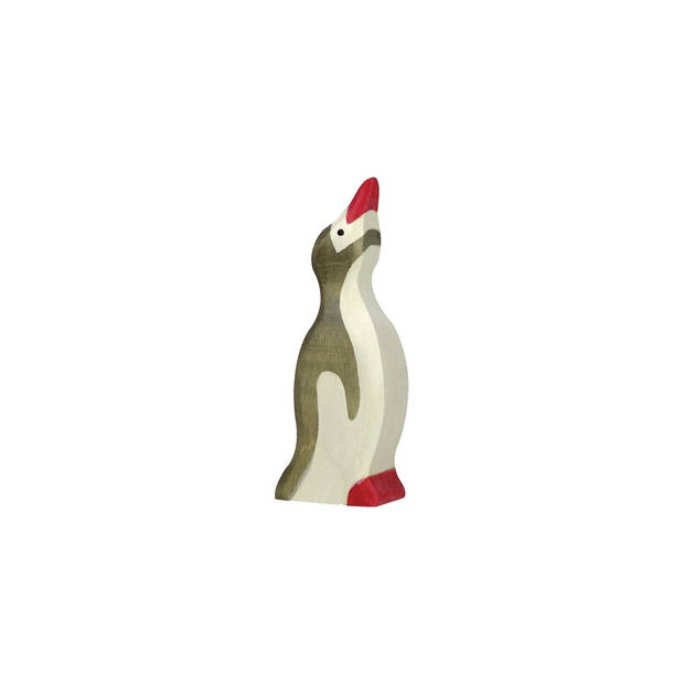 Holztiger Penguin, small, head raised ca. 3 x 1