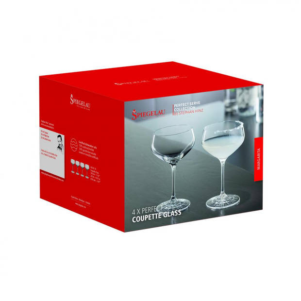 Spiegelau Perfect Serve coupette glas - 23,5 cl - set van 4