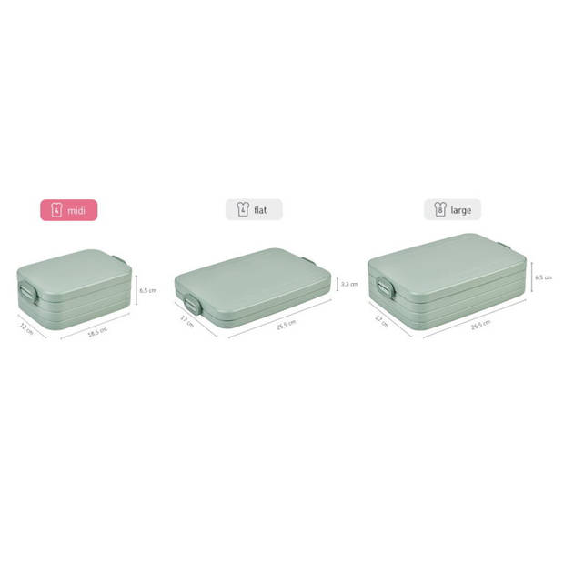 Mepal Lunchbox Take a Break midi - Nordic pink