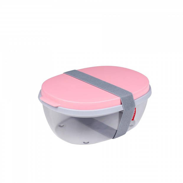 Mepal Ellipse saladebox - Nordic pink