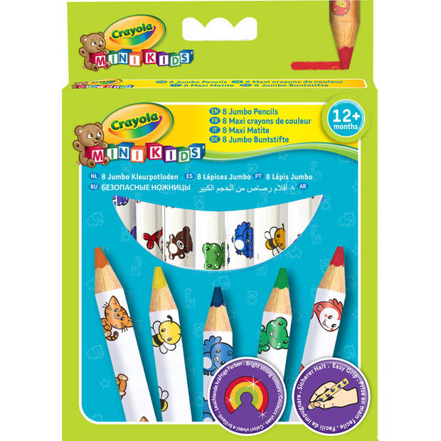 Crayola Mini Kids dikke kleurpotloden - 8 stuks