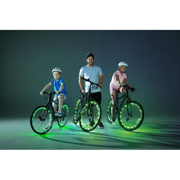 Wheely Bright LED 2 wiel - groen