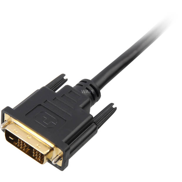 HDMI naar DVI-D (18+1) kabel, 1 m