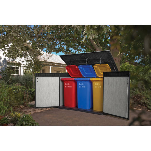 Keter Grande-Store opbergbox - 190.5x109.3x132.5 cm - 2020L - Grijs