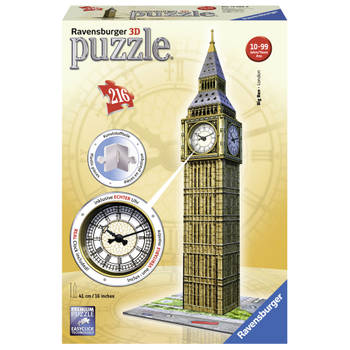 Ravensburger 3D puzzel Big Ben met klok - 216 stukjes