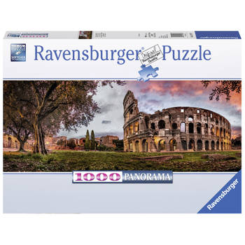 Ravensburger puzzel Panorama Colosseum in het avondrood - 1000 stukjes