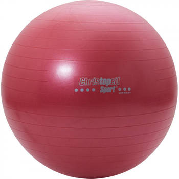 Christopeit fitnessbal - 65 cm - rood