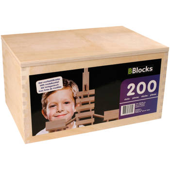 Bblocks - 200 stuks in kist - Blokken BBlocks