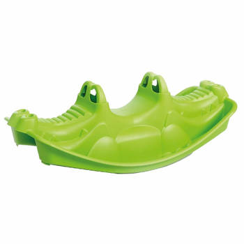 Paradiso Toys rolwip krokodil groen 101 cm