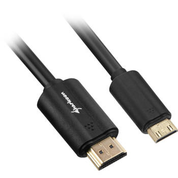 HDMI > mini-HDMI 2.0 kabel, 2,0 meter