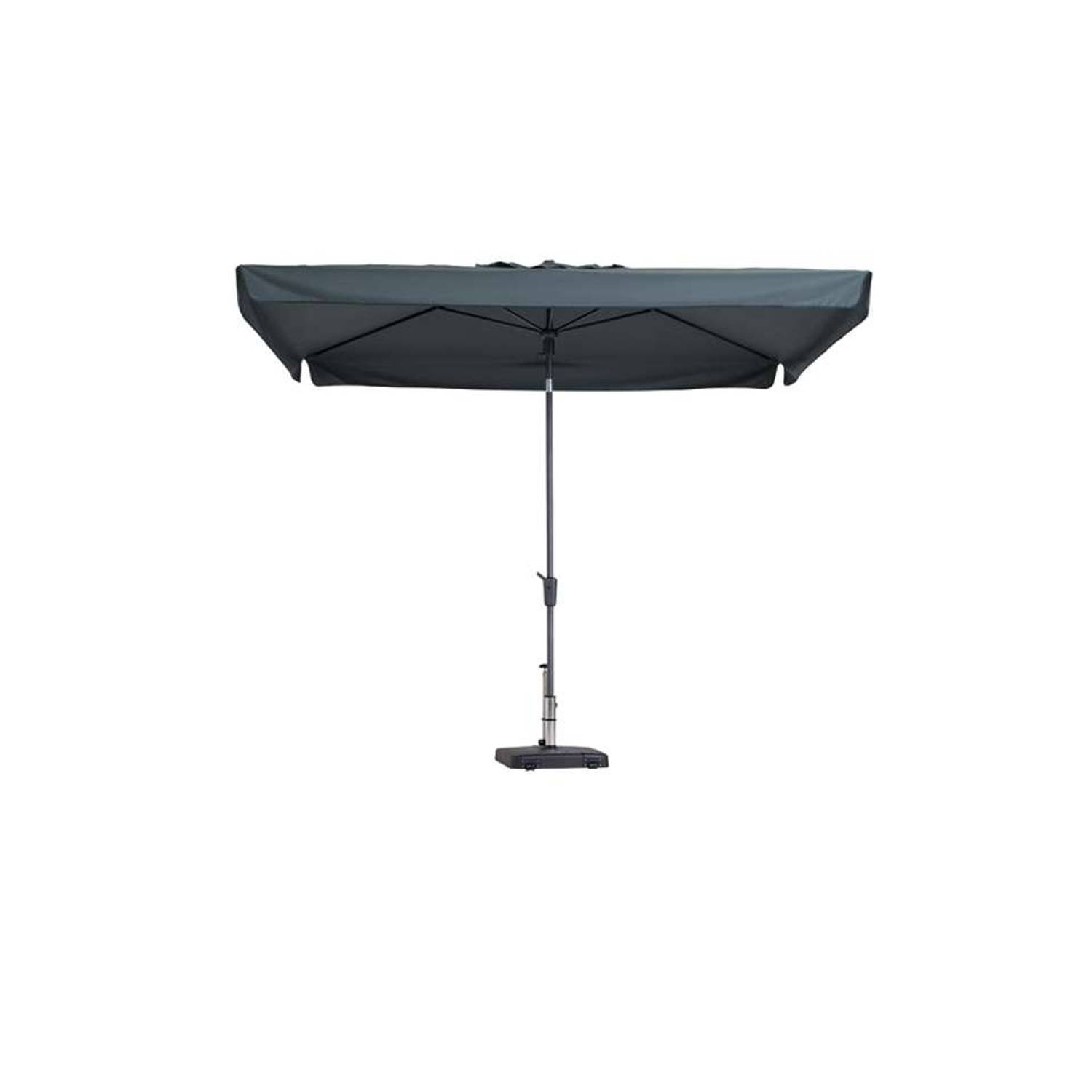 Madison parasol Delos Luxe rechthoek 300x200 cm grijs