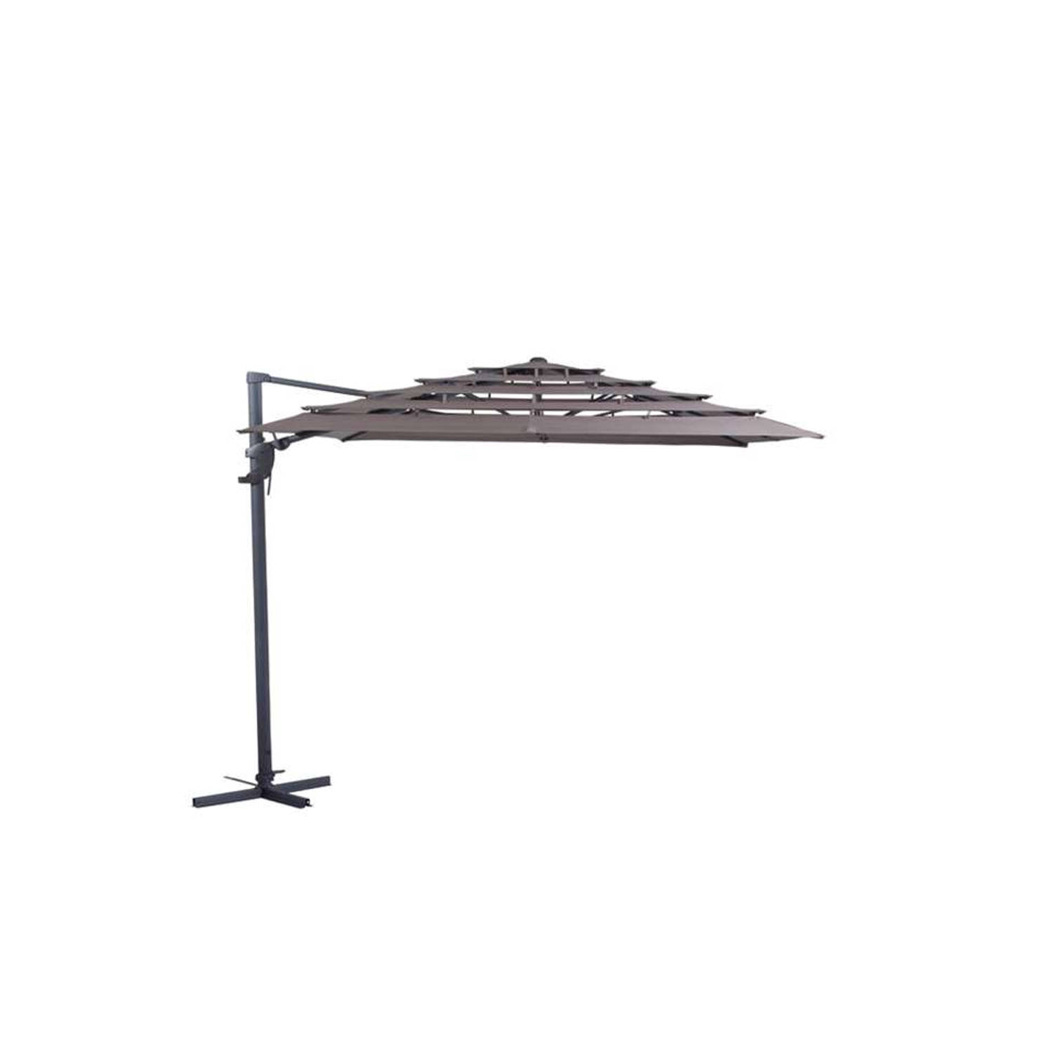 Madison Parasol Monaco Open Air - Taupe - 300x300 Cm