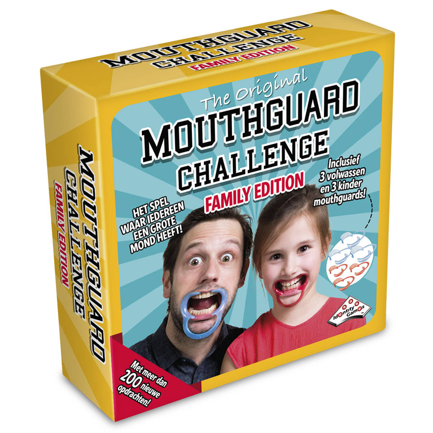 paar het doel Zeeman Mouthguard Challenge spel - familie editie | Blokker