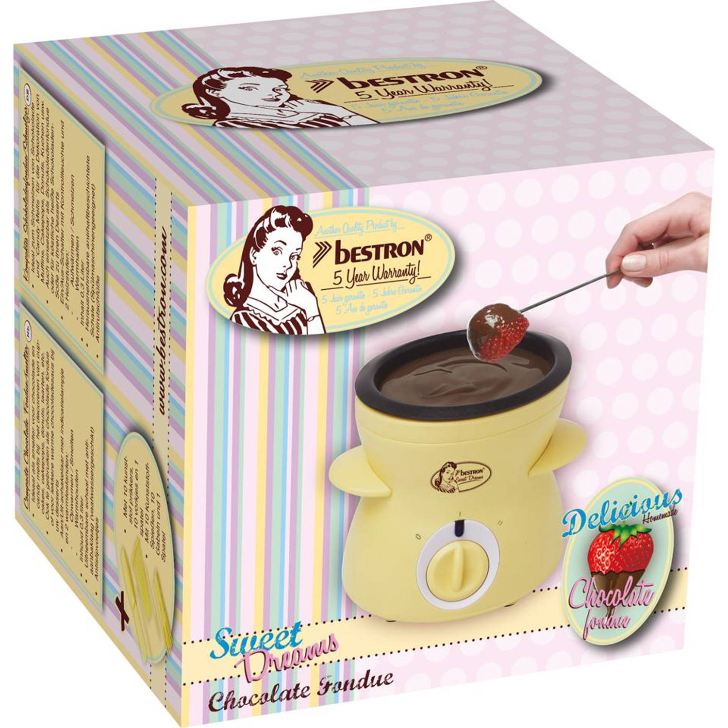 Rafflesia Arnoldi koffie rechtdoor Bestron chocoladefondue DCM043 | Blokker
