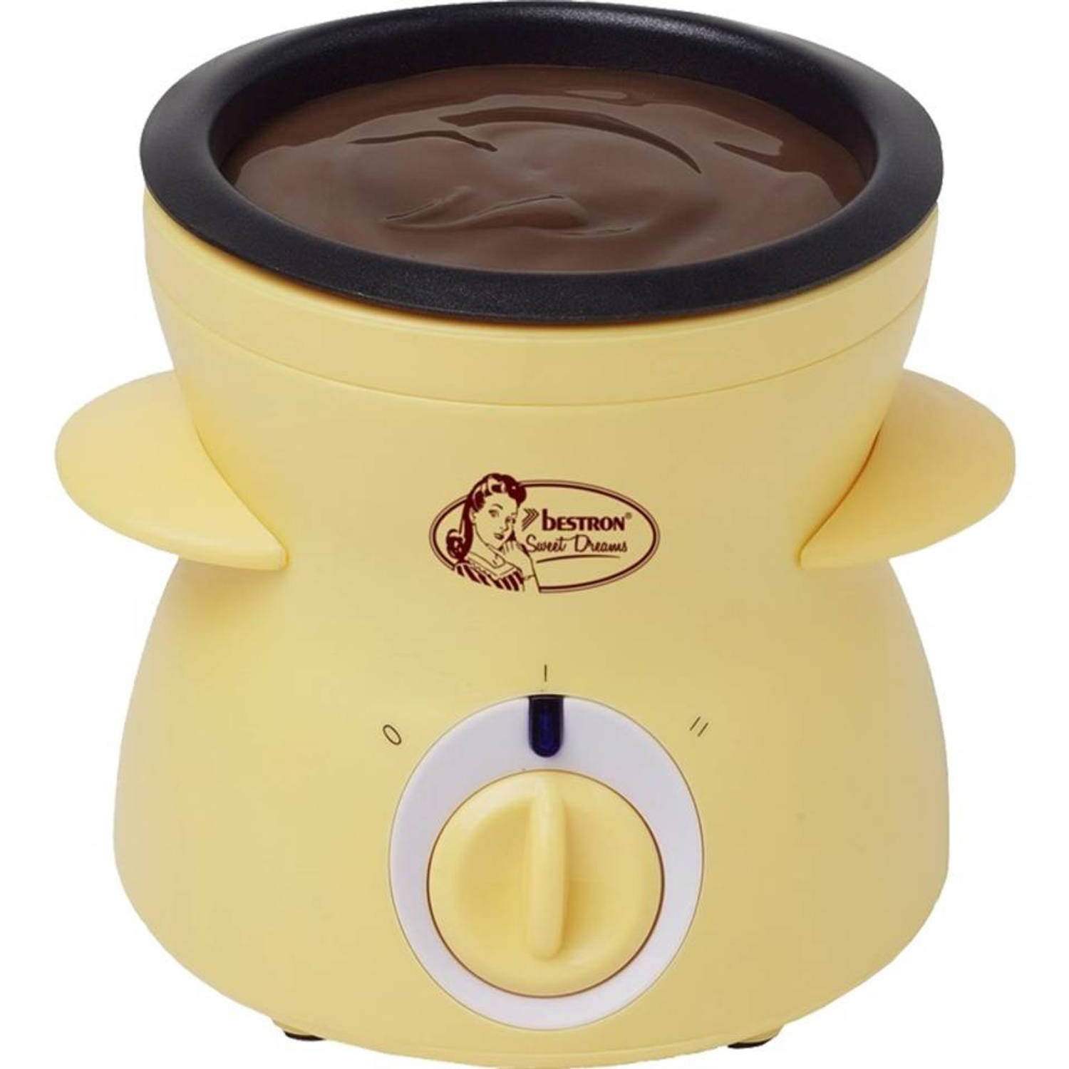 Bestron DCM043 compacte chocolade fondue-smelter -