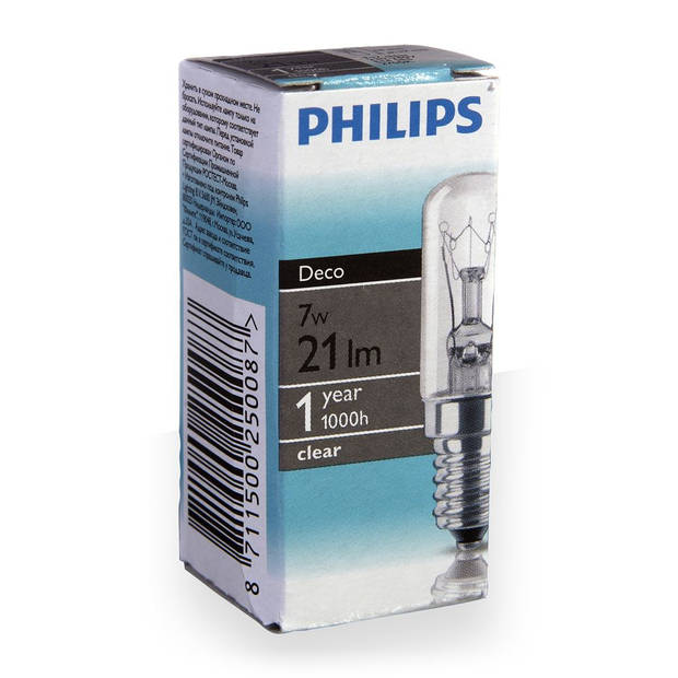Philips Deco gloeilampbuis T17 7 W E14 helder